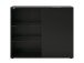 Kommode >Domenico< in Schwarz Perl - 100x81x32cm (BxHxT)