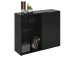Kommode >Domenico< in Schwarz Perl - 100x81x32cm (BxHxT)