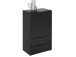 Kommode >Domenico< in Schwarz Perl - 50x81x32cm (BxHxT)