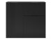 Kommode >Domenico< in Schwarz Perl - 90x80x32cm (BxHxT)