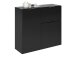 Kommode >Domenico< in Schwarz Perl - 90x80x32cm (BxHxT)