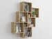Wandregal >Annaliese< in Artisan Eiche - 81.5x94.5x16cm (BxHxT)
