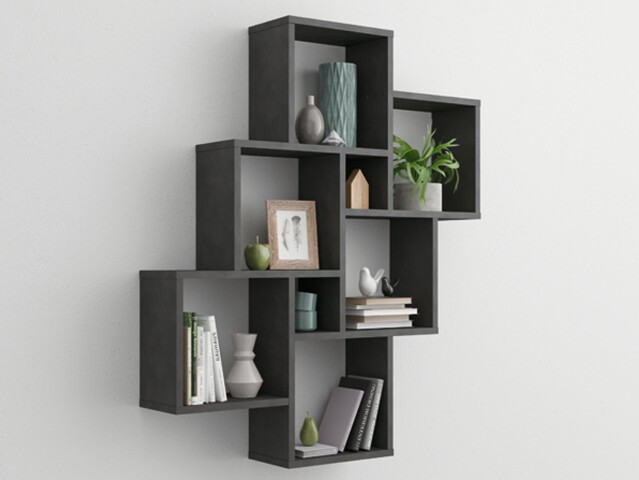 Wandregal >Annaliese< in Matera - 81,5x94,5x16cm (BxHxT)