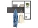 Garderobenpaneel >Karlan< in  - 103,5x81x16cm (BxHxT)
