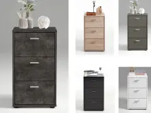 Nachtkommode >Merl< in  - 35x62,4x39,9cm (BxHxT)