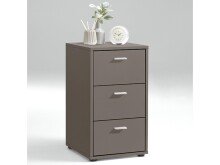Nachtkommode >Merl< in Lava - 35x62,4x39,9cm (BxHxT)