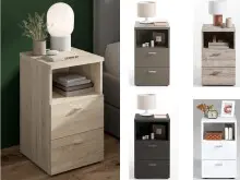 Nachtkommode >Katharyn< in  - 35x61,5x39,9cm (BxHxT)