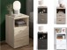 Nachtkommode >Katharyn< in  - 35x61,5x39,9cm (BxHxT)