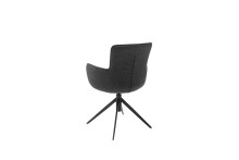 Esszimmerstuhl >Duluth< (2-er Set) in  aus Metall - 60x87x64cm (BxHxT)
