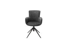 Esszimmerstuhl >Duluth< (2-er Set) in  aus Metall - 60x87x64cm (BxHxT)