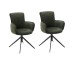 Esszimmerstuhl >Duluth< (2-er Set) in  aus Metall - 60x87x64cm (BxHxT)