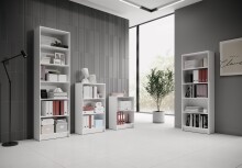 Regal >Lissy< in Weiß - 60x78x28cm (BxHxT)