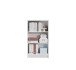 Regal >Lissy< in Weiß - 60x106x28cm (BxHxT)