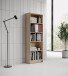 Regal >Lissy< in Sonoma-Eiche - 60x172x28cm (BxHxT)