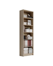 Regal >Lissy< in Sonoma-Eiche - 60x202x28cm (BxHxT)