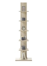 Regal >Wilmington< in Sonoma-Eiche - 50x180x23cm (BxHxT)