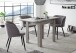 Esstisch >Monterrey< ausziehbar bis 136cm, in Beton Dekor - 80/136x78x60cm (BxHxT)