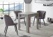 Esstisch >Monterrey< ausziehbar bis 136cm, in Beton Dekor - 80/136x78x60cm (BxHxT)