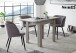 Esstisch >Monterrey< ausziehbar bis 136cm, in Beton Dekor - 80/136x78x60cm (BxHxT)