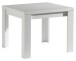 Esstisch >Monterrey< ausziehbar bis 136cm in Weiß matt - 80(136)x78x60cm (BxHxT)