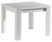 Esstisch >Monterrey< ausziehbar bis 136cm in Weiß matt - 80(136)x78x60cm (BxHxT)