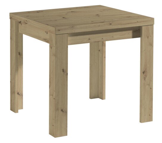 Esstisch >Monterrey<  ausziehbar bis 136cm in Asteiche - 80/136x78x80cm (BxHxT)