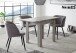 Esstisch >Monterrey< (ausziehbar bis 136cm) in Beton Dekor - 80/136x78x80cm (BxHxT)
