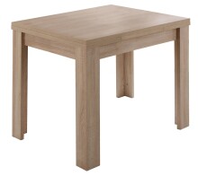 Esstisch >Monterrey< ausziehbar bis 136cm in Eiche Sägerau - 80/136x78x80cm (BxHxT)