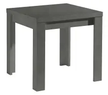 Esstisch >Monterrey< ausziehbar bis 136cm, in Graphit - 80/136x78x80cm (BxHxT)