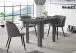 Esstisch >Monterrey< ausziehbar bis 136cm, in Graphit - 80/136x78x80cm (BxHxT)