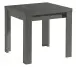 Esstisch >Monterrey< ausziehbar bis 136cm, in Graphit - 80/136x78x80cm (BxHxT)