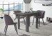 Esstisch >Monterrey< ausziehbar bis 136cm, in Graphit - 80/136x78x80cm (BxHxT)