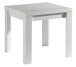 Esstisch >Monterrey< ausziehbar bis 136cm, in Weiß matt - 80/136x78x80cm (BxHxT)