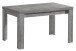 Esstisch >Monterrey< ausziehbar bis 176cm in Beton - 120(176)x78x80cm (BxHxT)