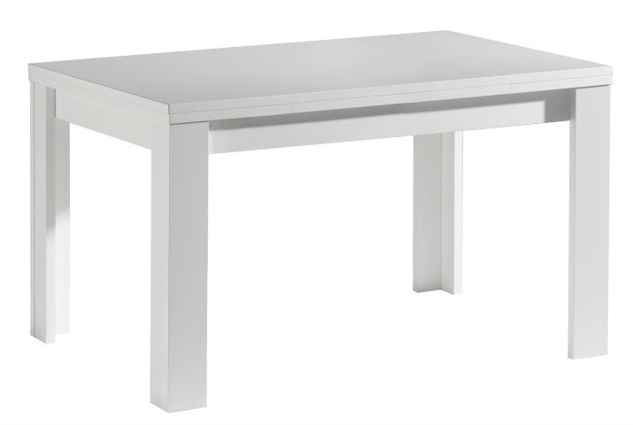 Esstisch >Monterrey< ausziehbar bis 176cm in Weiß matt - 120/176x78x80cm (BxHxT)