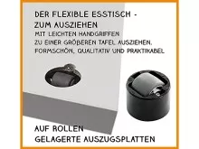 Esstisch >Monterrey< in Beton - 140x78x90cm (BxHxT)