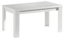 Esstisch >Monterrey< in Weiß matt - 160x78x90cm (BxHxT)