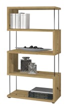 Standregal >Drum< in Asteiche - 66x126x33cm (BxHxT)