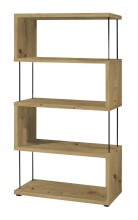 Standregal >Drum< in Asteiche - 66x126x33cm (BxHxT)