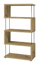 Standregal >Drum< in Asteiche - 66x126x33cm (BxHxT)