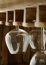 Bartisch >Foggia< in Mango Wood aus Massivholz - 58x91x58cm (BxHxT)