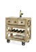 Rollwagen >Foligno< in Mango Wood aus Massivholz - 86x93x46cm (BxHxT)