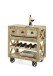 Rollwagen >Foligno< in Mango Wood aus Massivholz - 86x93x46cm (BxHxT)