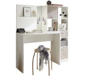 Schminktisch >Sioux Falls< in Weiß -...