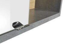 Spiegelschrank >Nebraska< in Matera Beton - 110x70x21cm (BxHxT)
