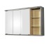 Spiegelschrank >Nebraska< in Matera Beton - 110x70x21cm (BxHxT)