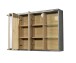 Spiegelschrank >Nebraska< in Matera Beton - 110x70x21cm (BxHxT)