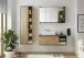 Hochschrank >Nebraska< in Matera Beton - 50x160x31cm (BxHxT)