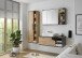Hochschrank >Nebraska< in Matera Beton - 50x160x31cm (BxHxT)