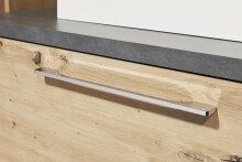 Waschtisch-Set >Nebraska< in Matera Beton - 110x39x53cm (BxHxT)